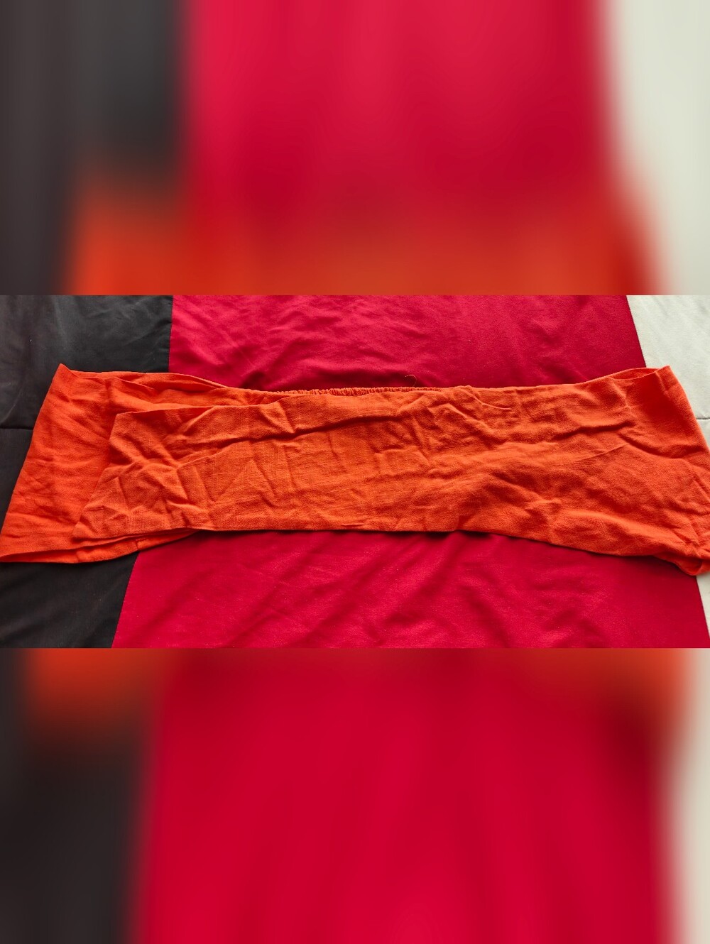 Orange Stretch Tube Top, Size XL